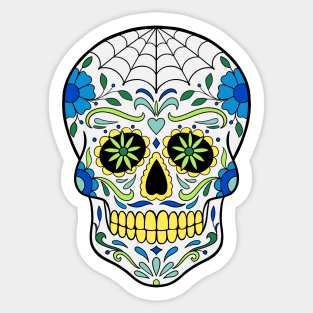 Day of the Dead, Sugar Skull Sticker